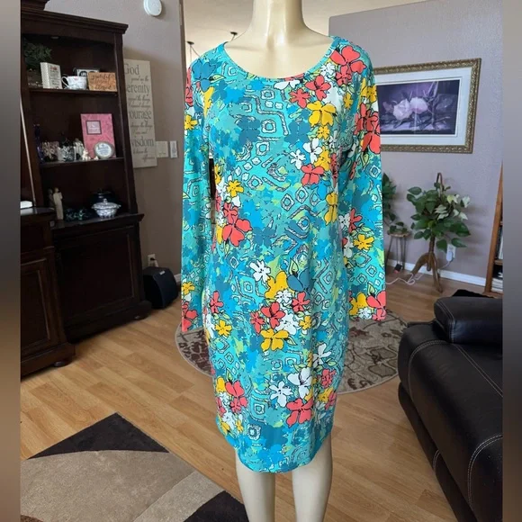 green and white print dress Layla Green Printed Maxi Dress | Women's Clothing main image 0